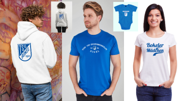 Verbundenheit auf und neben dem Platz - Fanartikel-Shop